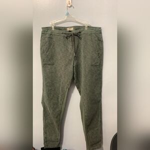 Sandwich green pants
